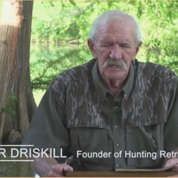 Omar Driskill, founder of the Hunting Retriever Club