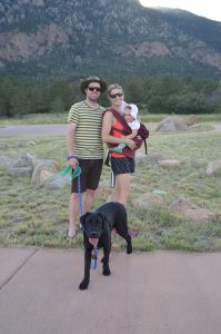 Labrador Retrievers make great hiking and camping companions