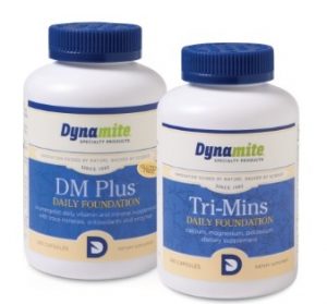 Dynamite Plus and Tri-mins - supplemets for people