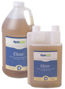 Elixir -  concentrated mineral food containing a natural combination and varying amounts of more than 60 elements in a natural electrolyte base